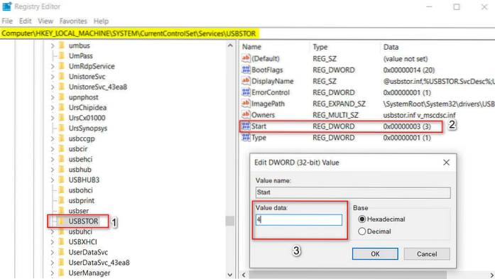 how to enable usb port windows 10