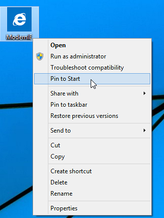hvordan få Internet Explorer tilbake på Windows 10