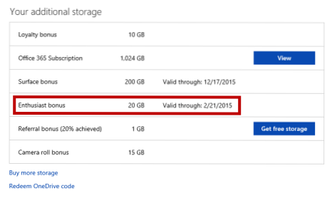 jak udělat více místa na onedrive
