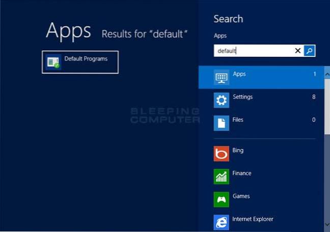 jak nastavit Windows Media Player jako výchozí Windows 8