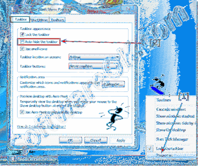 Minimieren von Taskleistenfenstern 7