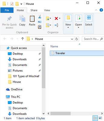 how to move files into folders in windows 10