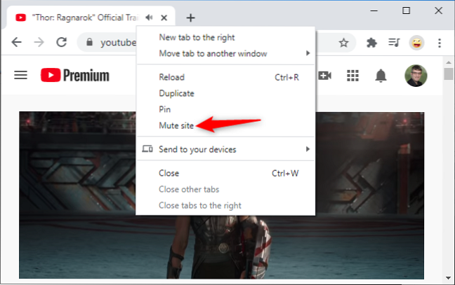 hur man stänger av en flik på Chromebook