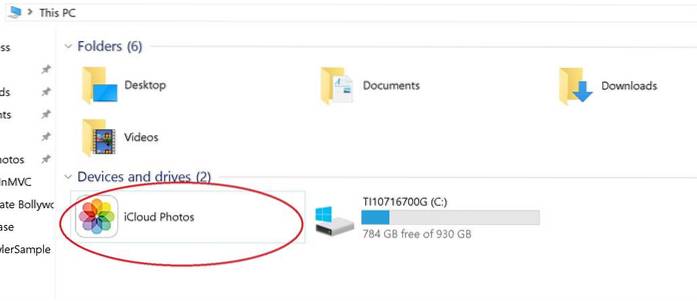 hoe de icloud-fotomap van de pc te verwijderen