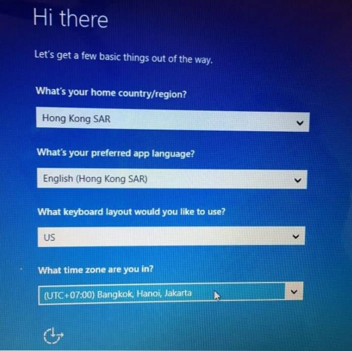 hoe u windows 10 laptop instelt