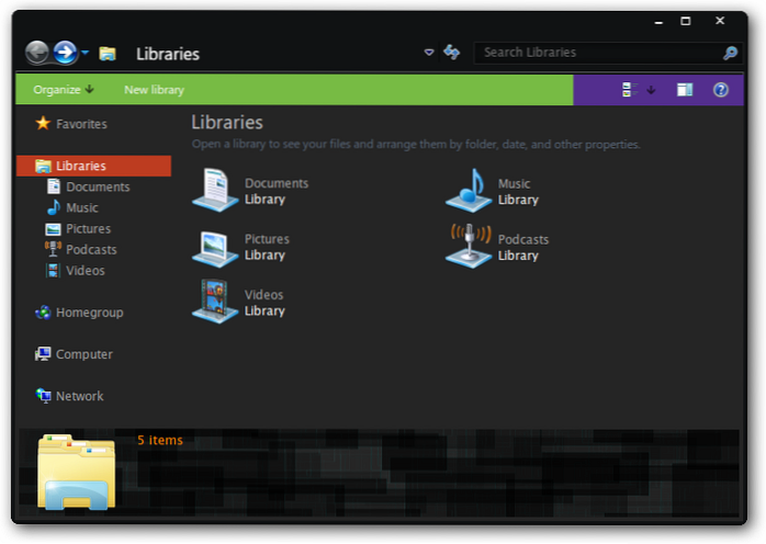 cum se setează Windows 8 în modul întunecat