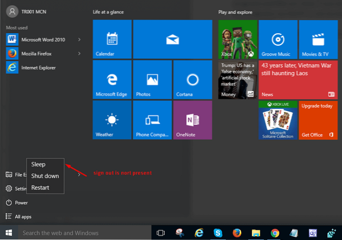 hvordan du logger av Internet Explorer