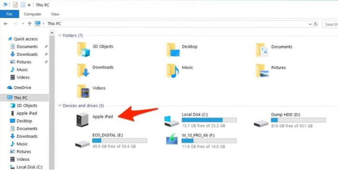 So übertragen Sie Videos vom iPhone auf den PC Windows 10