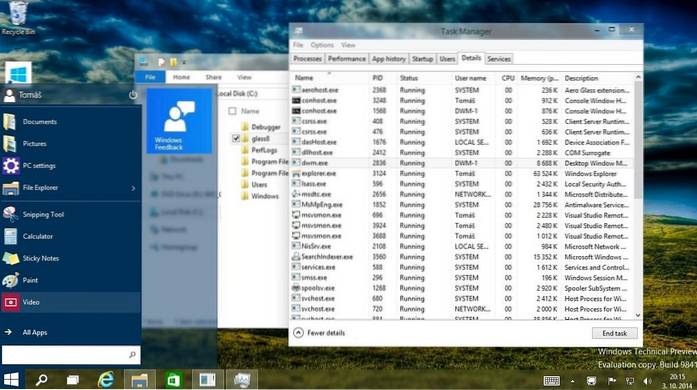 cum să porniți Aero în Windows 10