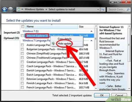 como desinstalar o internet explorer 11 no windows 7 com cmd
