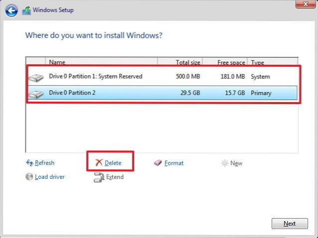 jak odinstalovat Windows 8 a nainstalovat Windows 10