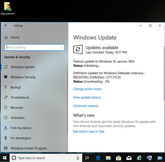 jak zaktualizować wersję systemu Windows 10