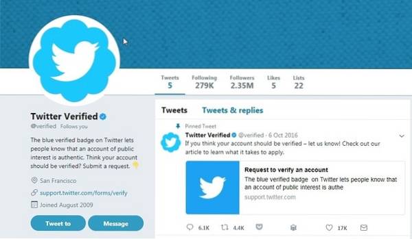 So überprüfen Sie den Twitter-Account