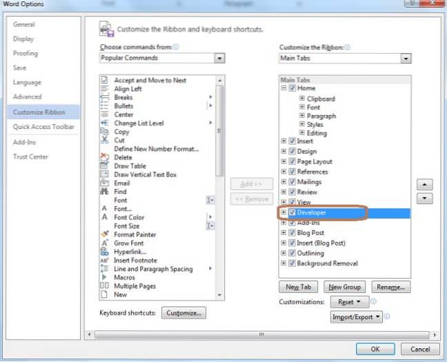 in ms word 2013 how you can create a user entry forms ?