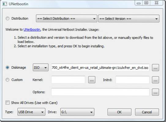 instalar windows en usb