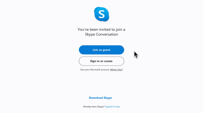 join conversation skype