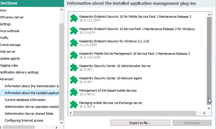 Kaspersky chyba při stahování aktualizačních souborů