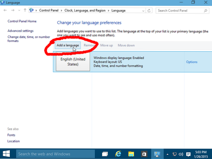 paquete de idioma windows 10 descargar cab