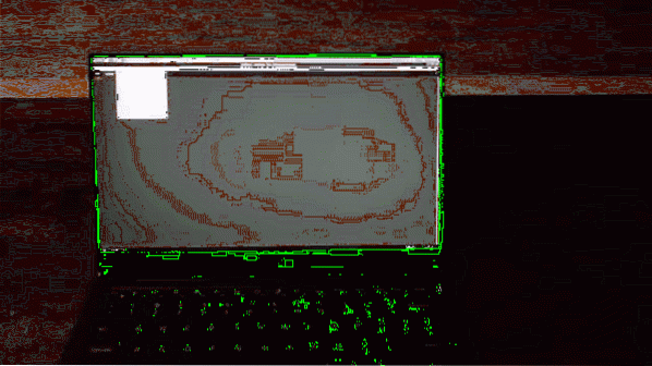 laptop monitor brightness changes depending on image displayed