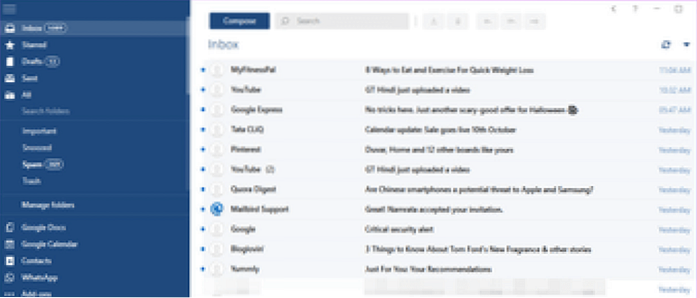 mailbird vs thunderbird