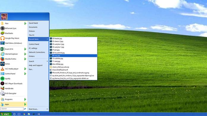 fare in modo che il file explorer di Windows 10 assomigli a xp