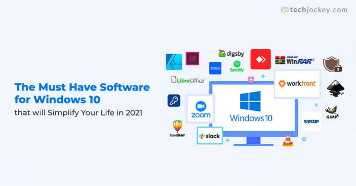 software, který musíte mít pro Windows 10