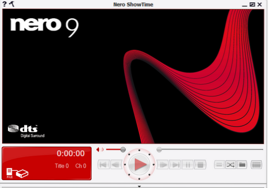 nero showtime 9 gratis download