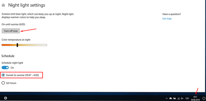 nattlampan släcks inte automatiskt