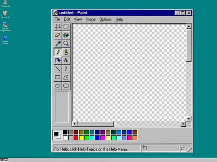 old paint on windows 10