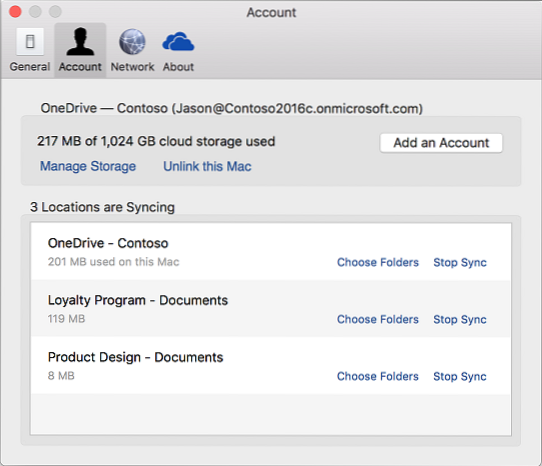 dossier ignorer onedrive