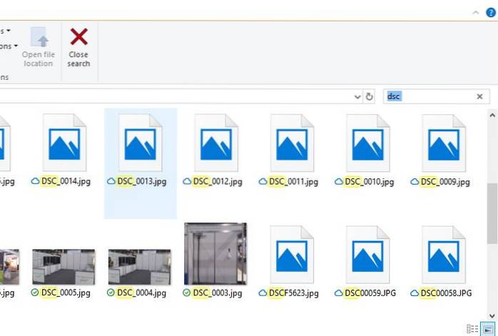 onedrive-miniatyrbilder vises ikke