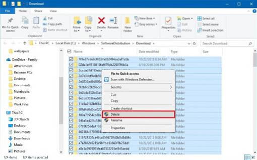 fișiere în așteptare Windows 10