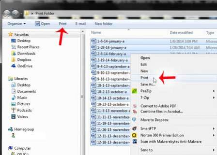 print multiple pdfs at once windows 7