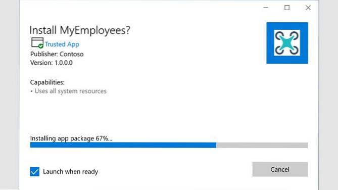 Installieren Sie das App-Installationsprogramm Windows 10 neu