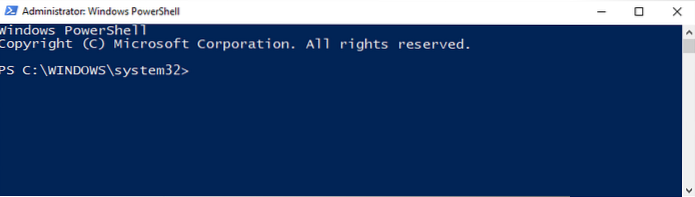 run powershell as administrator from cmd
