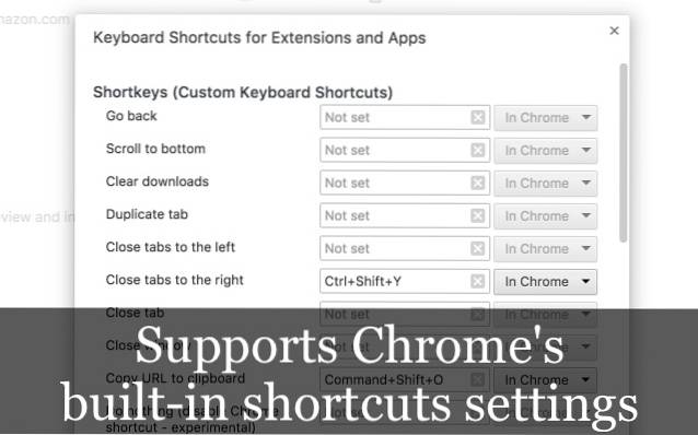 shortkeys custom keyboard shortcuts
