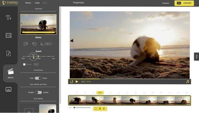 zpomalený editor fotografií online