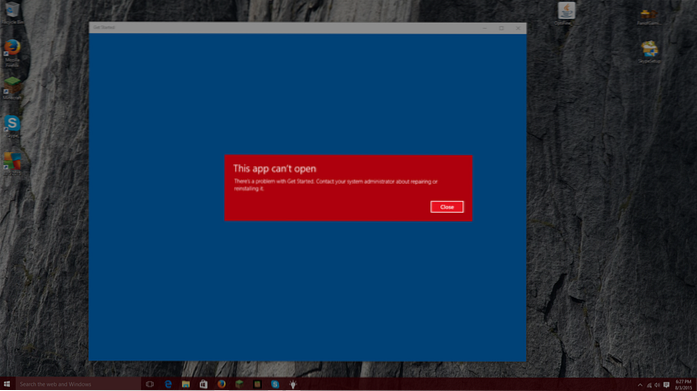 Start neotevře Windows 10