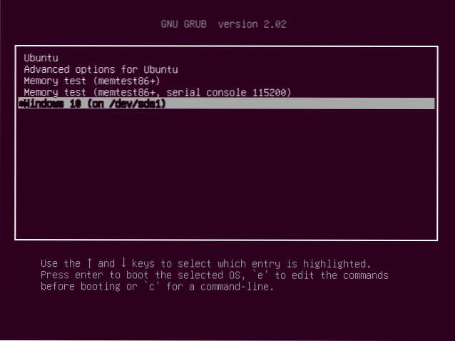 ubuntu 18.04 Windows 10 dual boot