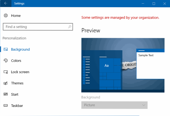 nelze změnit motiv Windows 10