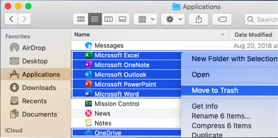 afinstaller Microsoft for at gøre mac