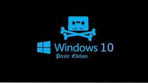 aktualizujte pirátské Windows 10