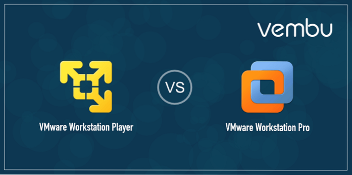 vmware hráč vs pracovní stanice