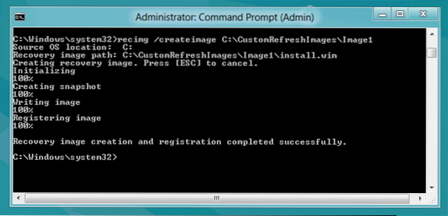 cos'è l'immagine di aggiornamento personalizzata