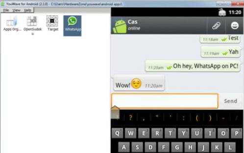 whatsapp emulator til pc
