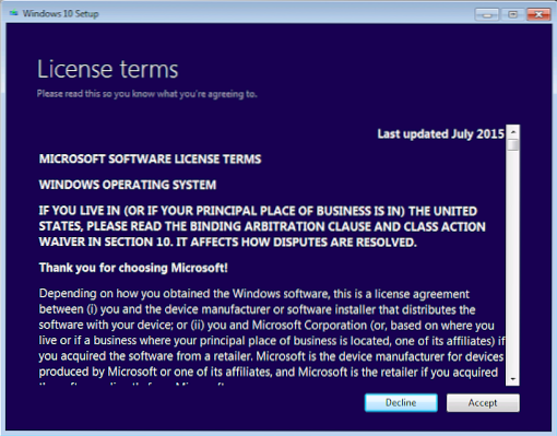 why is reading the microsoft software license term before installing the windows 7 is important