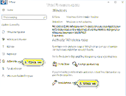 příkazový řádek nástroje pro odstraňování problémů s aktivací systému Windows 10