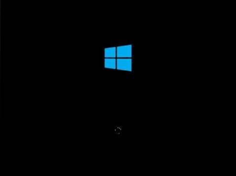 Windows 10 animert oppstart
