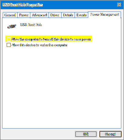 windows 10 charge usb sleep