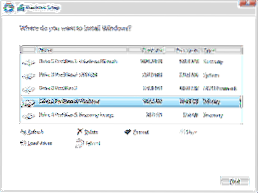 partição de recuperação personalizada do windows 10
